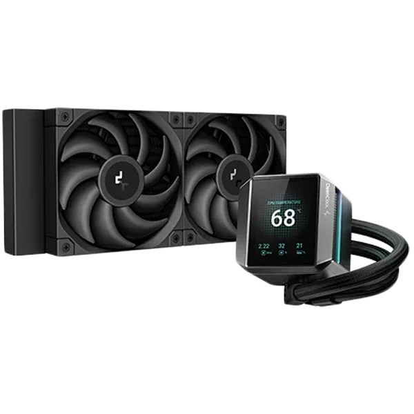 Охладител за процесор Охладител DeepCool MYSTIQUE 240 360mm CPU Liquid Cooler 2x120mm ARGB PWM Fans Addressable RGB LED