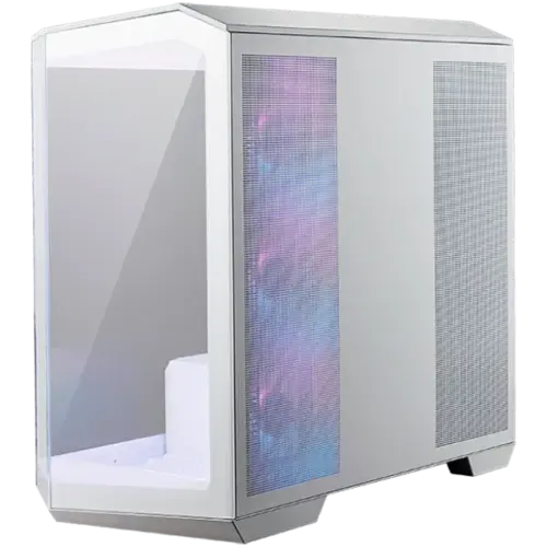 Кутия за компютър MSI MAG PANO M100R PZ WHITE Micro - ATX Tower M-ATX(Back-connect supported) / ITX 1x USB 3.2 Gen 1 Typ