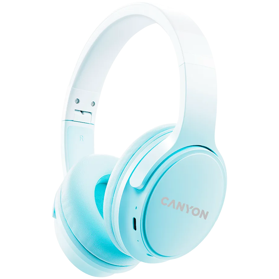 Bluetooth слушалки CANYON headset OnRiff 4 Blue