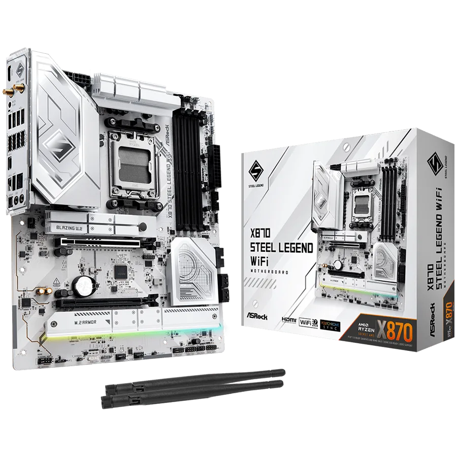 Дънна платка ASROCK X870 Steel Legend ATX AM5 DDR5