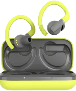 Bluetooth слушалки CANYON headset OnRun 11 Sport Wireless charge Green