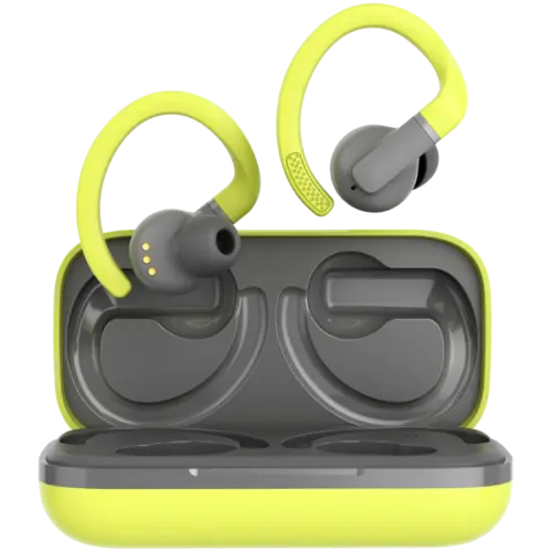 Bluetooth слушалки CANYON headset OnRun 11 Sport Wireless charge Green