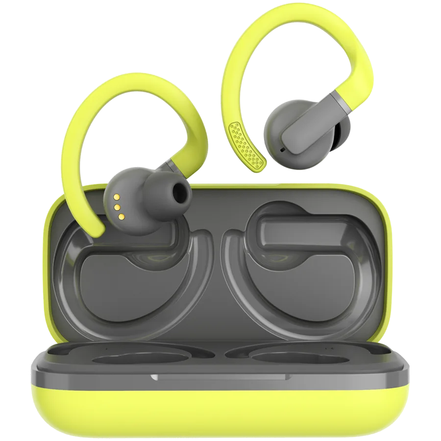 Bluetooth слушалки CANYON headset OnRun 11 Sport Wireless charge Green