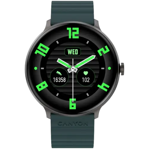 Смарт часовник CANYON smart watch Jacky SW-69 Green Orange