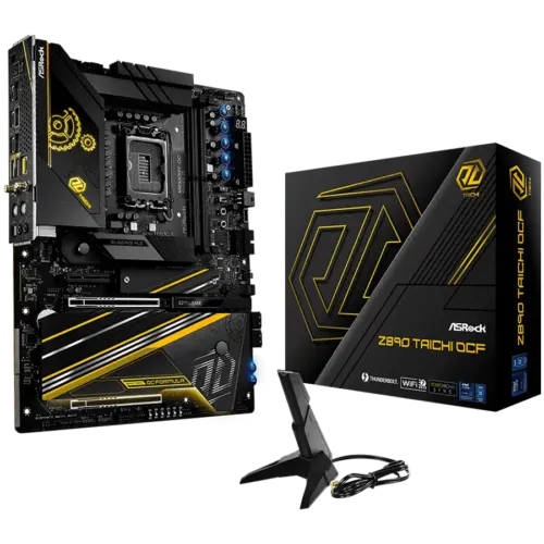Дънна платка ASROCK MB Desktop Z890 Taichi OCF S1851 2x DDR5 2x PCIe 5.0 x16 1x PCIe 4.0 x4 1x Blazing M.2 5x Hyper M.2