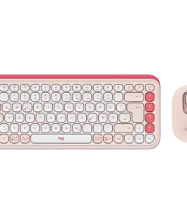 Клавиатура LOGITECH POP ICON COMBO - ROSE - US INTL - BT - INTNL-973
