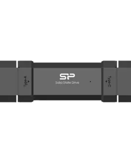 Външен SSD диск Silicon Power 500GB DS72 Dual USB-C/USB 3.2 Gen 2 Portable External SSD Steam Deck and iPhone 15 Pro R/W