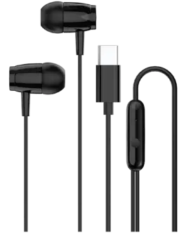 Слушалки CANYON headphones SEP-5 TYPE-C Black