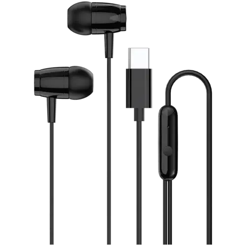Слушалки CANYON headphones SEP-5 TYPE-C Black