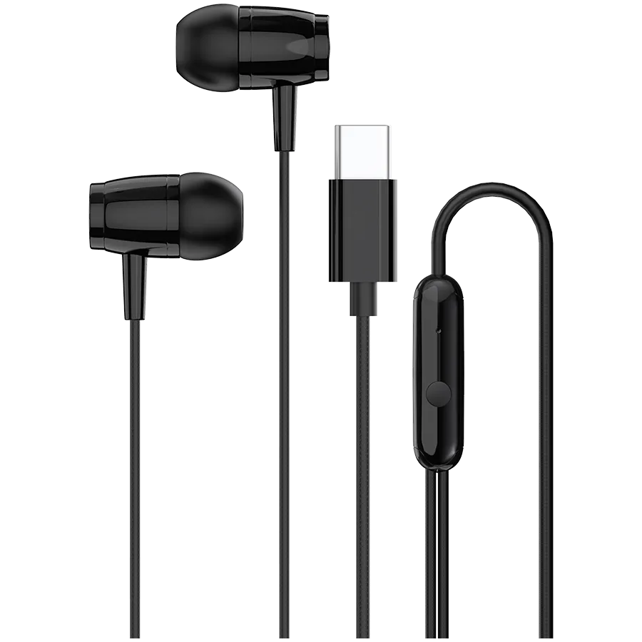 Слушалки CANYON headphones SEP-5 TYPE-C Black