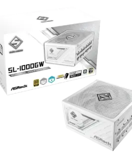 Захранване за компютър Asrock SL-1000GW 1000W 80 Plus GOLD Fully Modular PSU Japanese Capacitors 2x EPS 12V CPU(4+4pin)