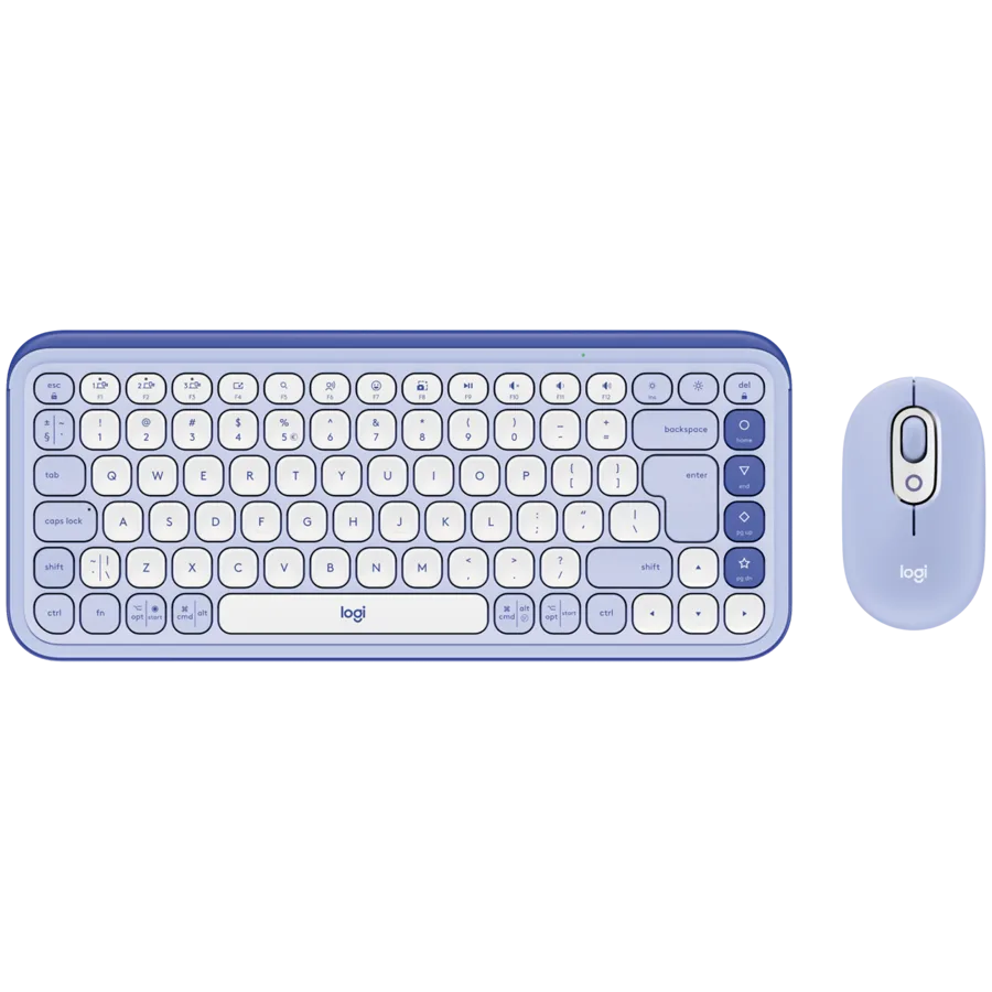 Клавиатура LOGITECH POP ICON COMBO - LILAC - US INTL - BT - INTNL-973