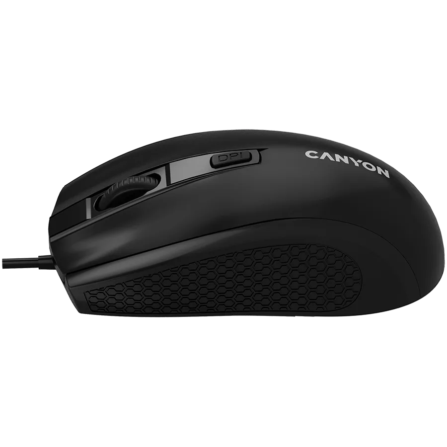 Мишка за компютър CANYON mouse M-4 Wired Black - Image 55