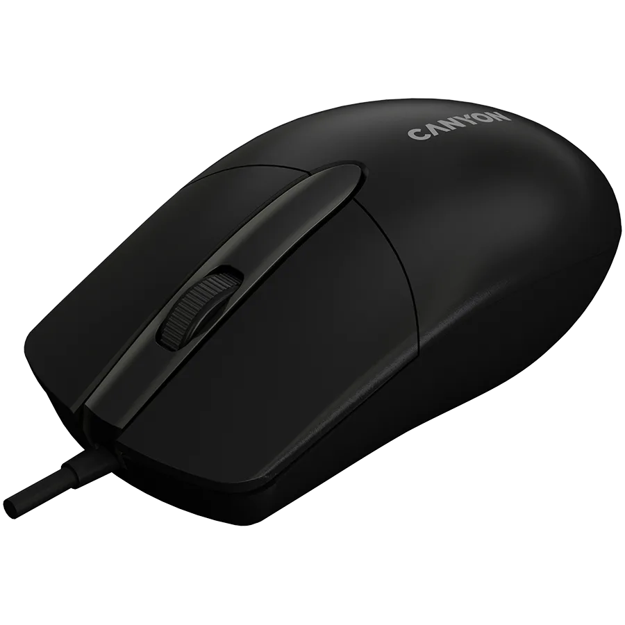 Мишка за компютър CANYON mouse M-5 Wired Black - Image 48