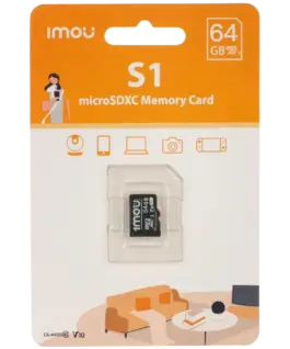 Карта памет Imou microSDXC 64GB Class 10 U3 V30 EAN: 6939554929755