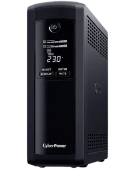 UPS CyberPower UPS AVR 1600VA/960W Line-Interactive LCD display 4x Schuko Runtime at 480W ( min ):11 Surge and Spike pro