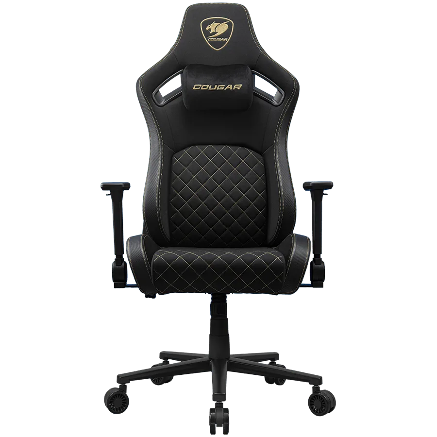 Геймърски стол COUGAR DEFENSOR Gold F Gaming chair Black Gold