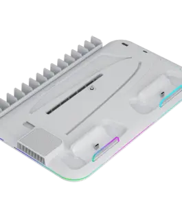 Геймпад CANYON cooling stand CS-51 RGB PS5 Slim/DE Charge White