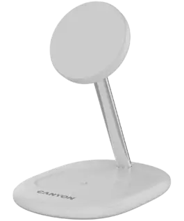 Зарядно за мобилен телефон CANYON wireless charger WCS-205 15W Qi2 2in1