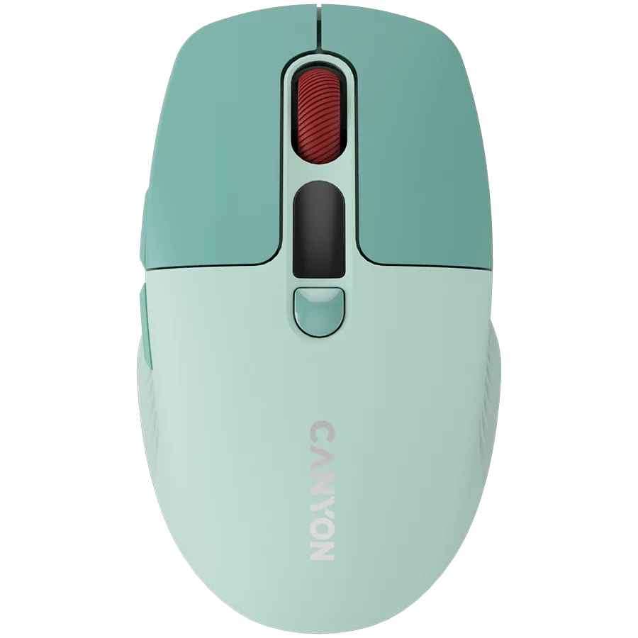 Безжична мишка CANYON mouse MW-26 LCD Silent Dual Mode Wireless Green