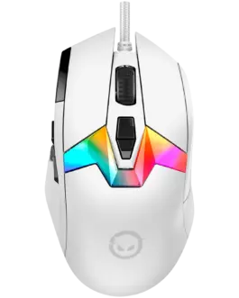 Геймърска мишка LORGAR MSP80 8000 Hz Gaming Mouse Pro White