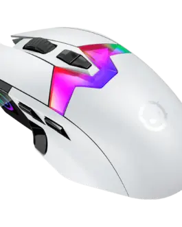 Alternative view of Геймърска мишка LORGAR MSP80, 8000 Hz Gaming Mouse Pro, White