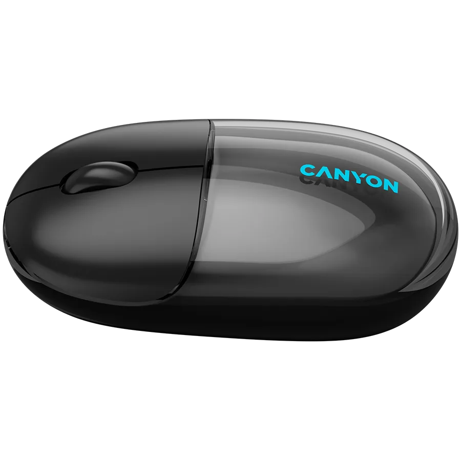 Безжична мишка CANYON mouse OnClick 24 BT/ Wireless Transparent/Black - Image 69