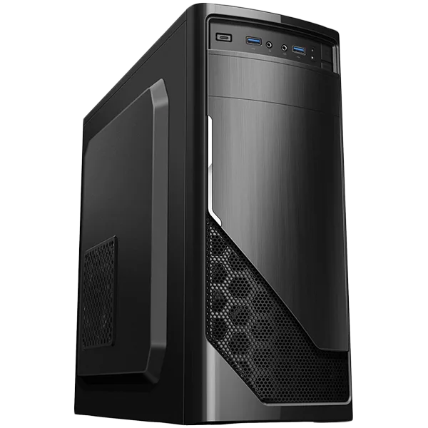 Кутия за компютър Chassis FC-F52A ATX 7 slots 1 X 5.25" 2 X 3.5" H.D. 2 X 2.5" 2 x USB 3.0 1 X Type C / 1 x AUDIO / PSU