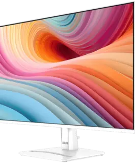 Alternative view of Монитор MSI PRO MP275W E2 Professional Business Monitor, 27" 120Hz, FHD (1920x1080) 16:9, IPS Anti-glare, 1ms/4ms, 300nits, 1500:1, 178/178, Adaptive-Sync, HDR Ready, Tilt, Speakers, 1x DP, 1x HDMI, 1x D-Sub, White, 3Y Warranty