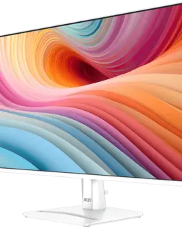 Alternative view of Монитор MSI PRO MP275W E2 Professional Business Monitor, 27" 120Hz, FHD (1920x1080) 16:9, IPS Anti-glare, 1ms/4ms, 300nits, 1500:1, 178/178, Adaptive-Sync, HDR Ready, Tilt, Speakers, 1x DP, 1x HDMI, 1x D-Sub, White, 3Y Warranty