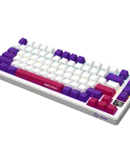 Alternative view of Геймърска клавиатура LORGAR KBP7075W, Wireless 75% Mechanical Gaming Keyboard Pro, White, EN layout