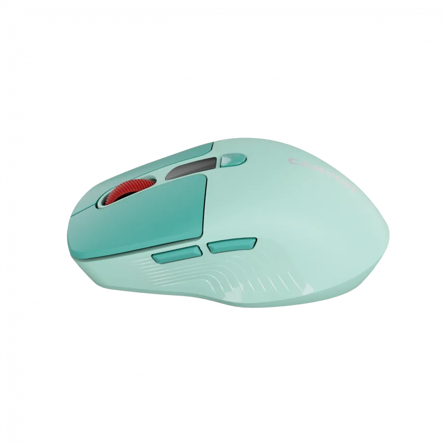 Безжична мишка CANYON mouse MW-26 LCD Silent Dual Mode Wireless Green - Image 2