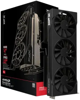 Видео карта XFX Swift AMD Radeon RX 9070XT Triple Fan 16GB GDDR6 256-bit HDMI 3xDP