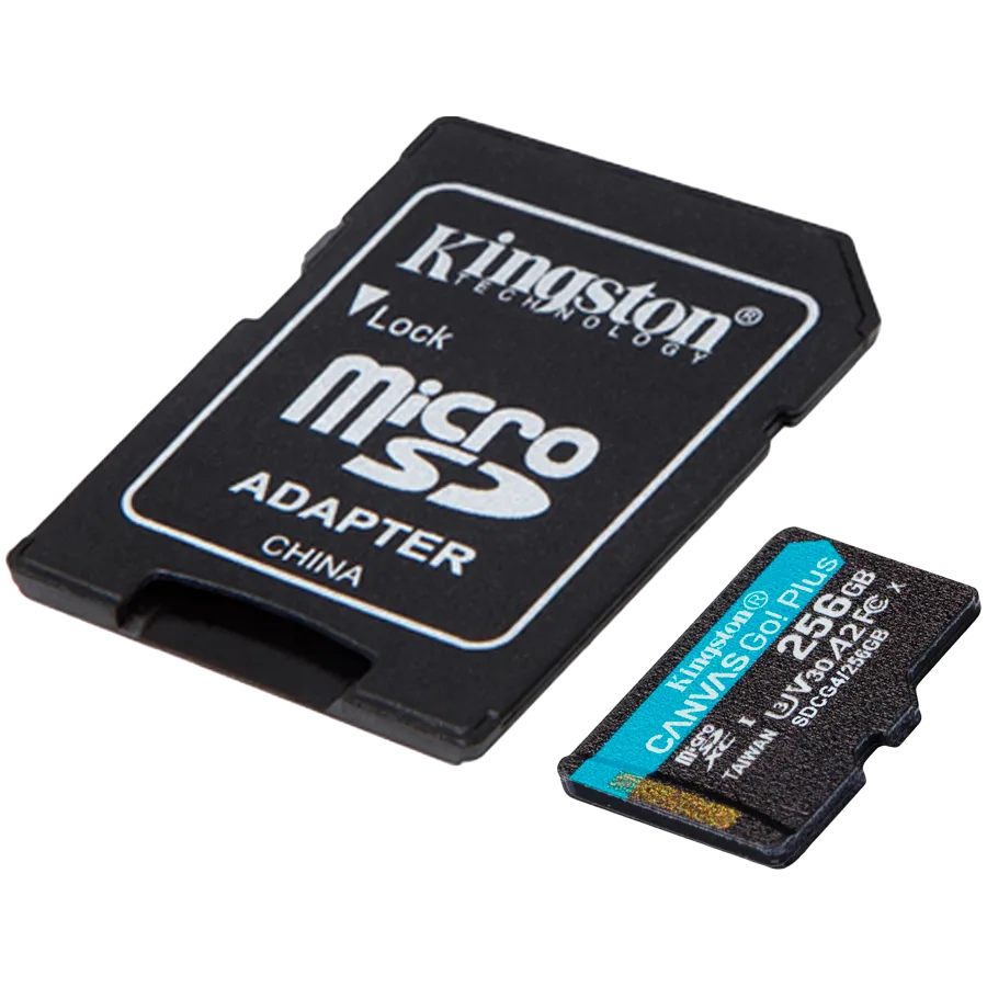Карта памет Kingston 256GB microSDXC Canvas Go Plus Gen4 200MB/s A2 U3 V30 Card + Adapter - Image 59