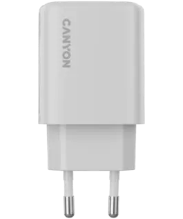 Alternative view of Зарядно за мобилен телефон CANYON charger OnCharge 250 25W 1xPD 1xQC EU White