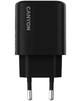 Alternative view of Зарядно за мобилен телефон CANYON charger OnCharge 200 20W 1xPD EU Black