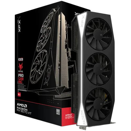 Видео карта XFX Mercury AMD Radeon RX 9070XT 16GB GDDR6 256-bit HDMI 3x DP
