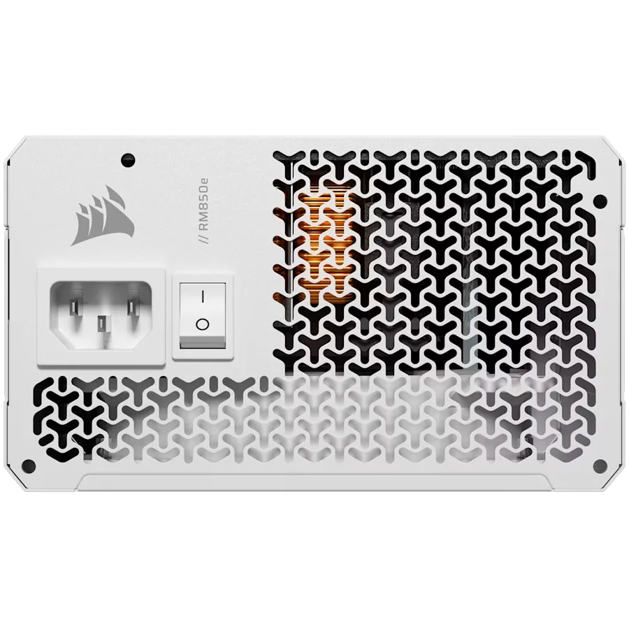 Захранване за компютър CORSAIR RM850e White, 850 Watt, Cybenetics Gold Certified, Fully Modular - Image 2