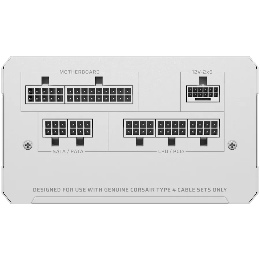Захранване за компютър CORSAIR RM850e White, 850 Watt, Cybenetics Gold Certified, Fully Modular - Image 3