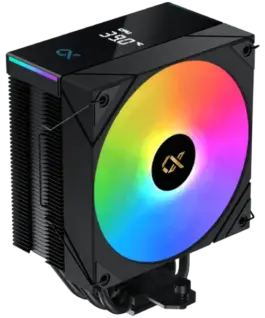 Охладител за процесор Охладител AK4 Digital (Black ARGB & Digital LED Panel Top Cover ARGB PWM Fan Intel Backplate Mini