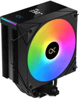 Охладител за процесор Охладител AK4 Digital (Black ARGB & Digital LED Panel Top Cover ARGB PWM Fan Intel Backplate Mini