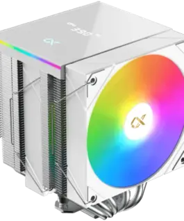 Охладител за процесор Охладител AK6 Dual Digital Arctic (WH ARGB & Digital LED Panel Top Cover 2PCS ARGB PWM Fan Intel B