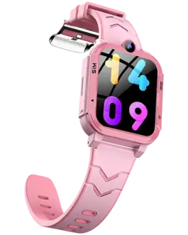 Alternative view of Смарт часовник Blackview Z20 Kids 4G 1.83-inch HD Touchscreen 240x284 ARM Cortex-R5 16MB/16MB 800mAh Magnetic Charging IP67 8MP Camera GPS+WiFi+LBS SOS Call Android OS Rose Pink