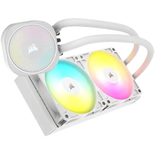 Охладител за процесор Охладител CORSAIR NAUTILUS 240 ARGB White 240mm Radiator Liquid CPU