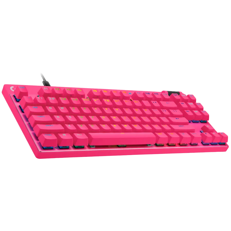 Геймърска клавиатура LOGITECH G PRO X TKL RAPID Gaming Keyboard - MAGENTA - US INTL - USB - EMEA28i-935 - LINEAR - Image 6