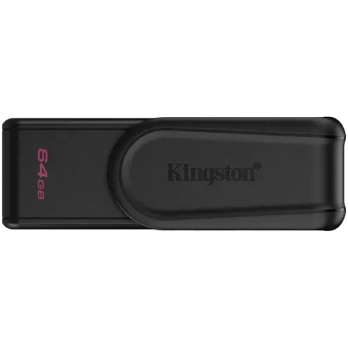 USB памет Kingston 64GB Portable USB 3.2 Gen 1 DataTraveler Exodia S (Black/Black)