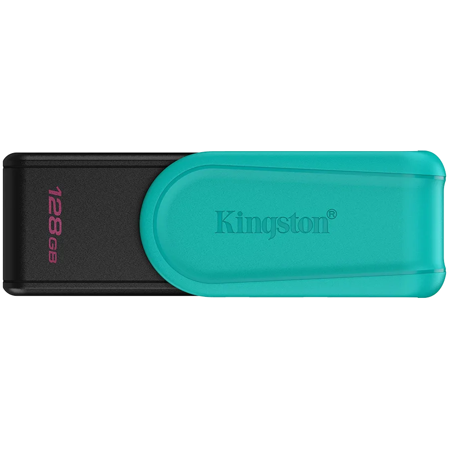 USB памет Kingston 128GB Portable USB 3.2 Gen 1 DataTraveler Exodia S (Black/Turquoise)