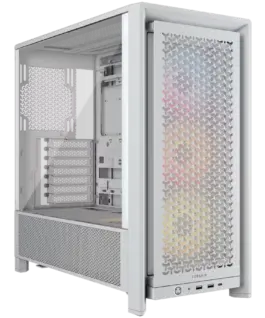 Кутия за компютър Corsair FRAME 4000D RS ARGB Mid-Tower White