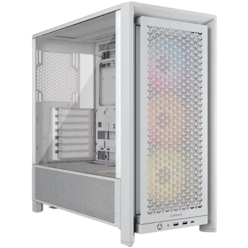 Кутия за компютър Corsair FRAME 4000D RS ARGB Mid-Tower White