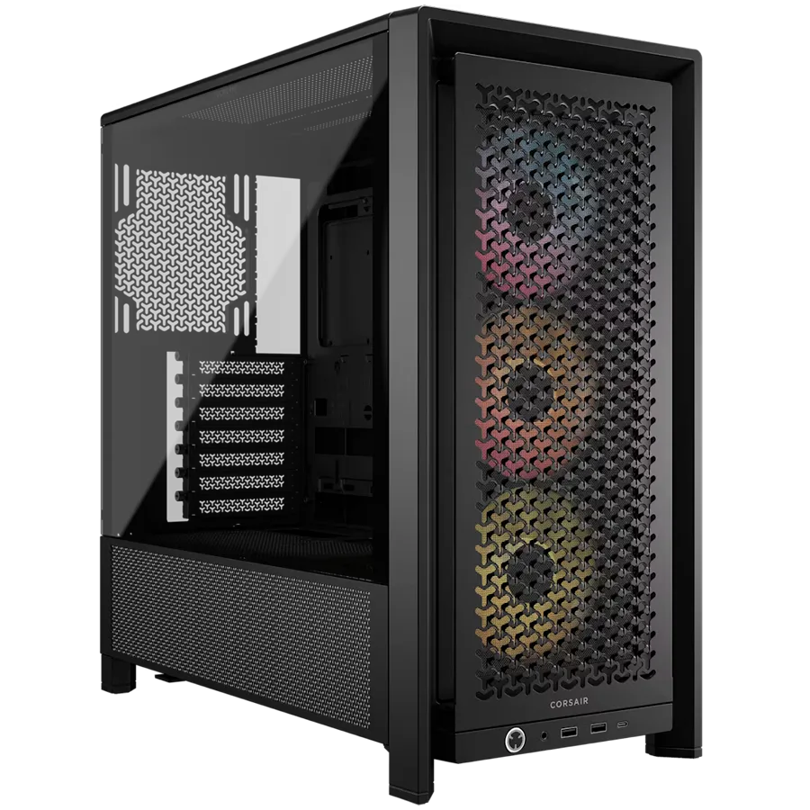 Кутия за компютър Corsair FRAME 4000D RS ARGB Mid-Tower Black